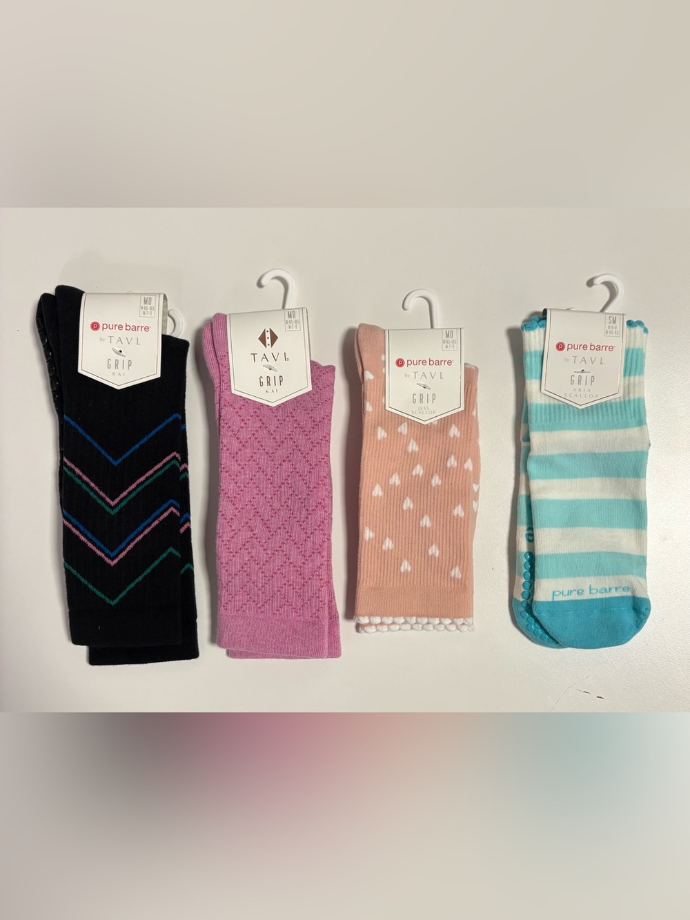 • NWT • Mystery Grip Crew Socks